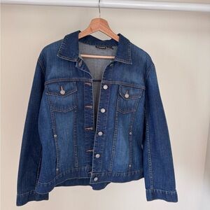Chico's Dark Blue Jean Jacket
